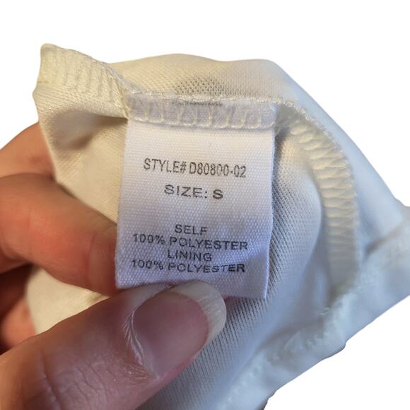 Altar'd state spotted dress w/ long sleeves, lined, knee length, size small - Picture 4 of 6